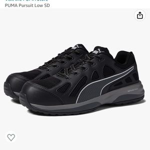 Puma Pursuit Black Low - brand new with tags